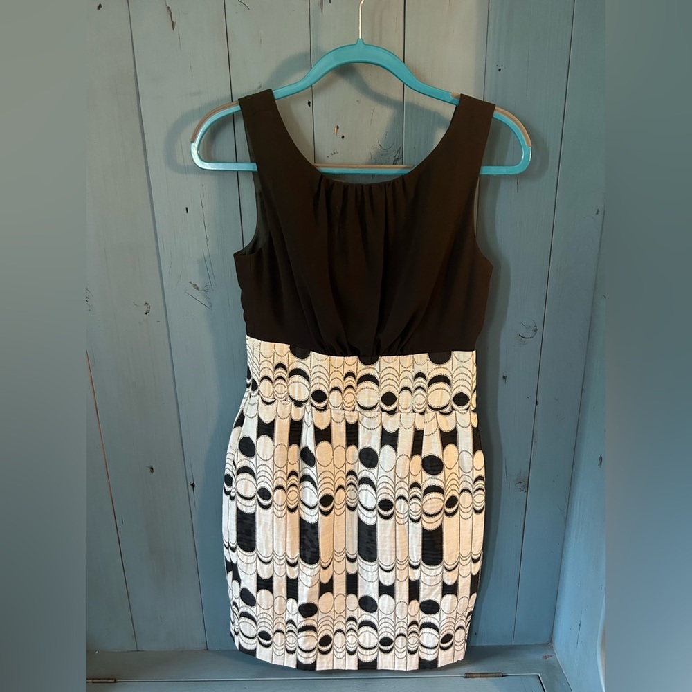 Trina Turk Black & Gold Evening/Cocktail Dress 1920’s Vibe | Women’s Size 4